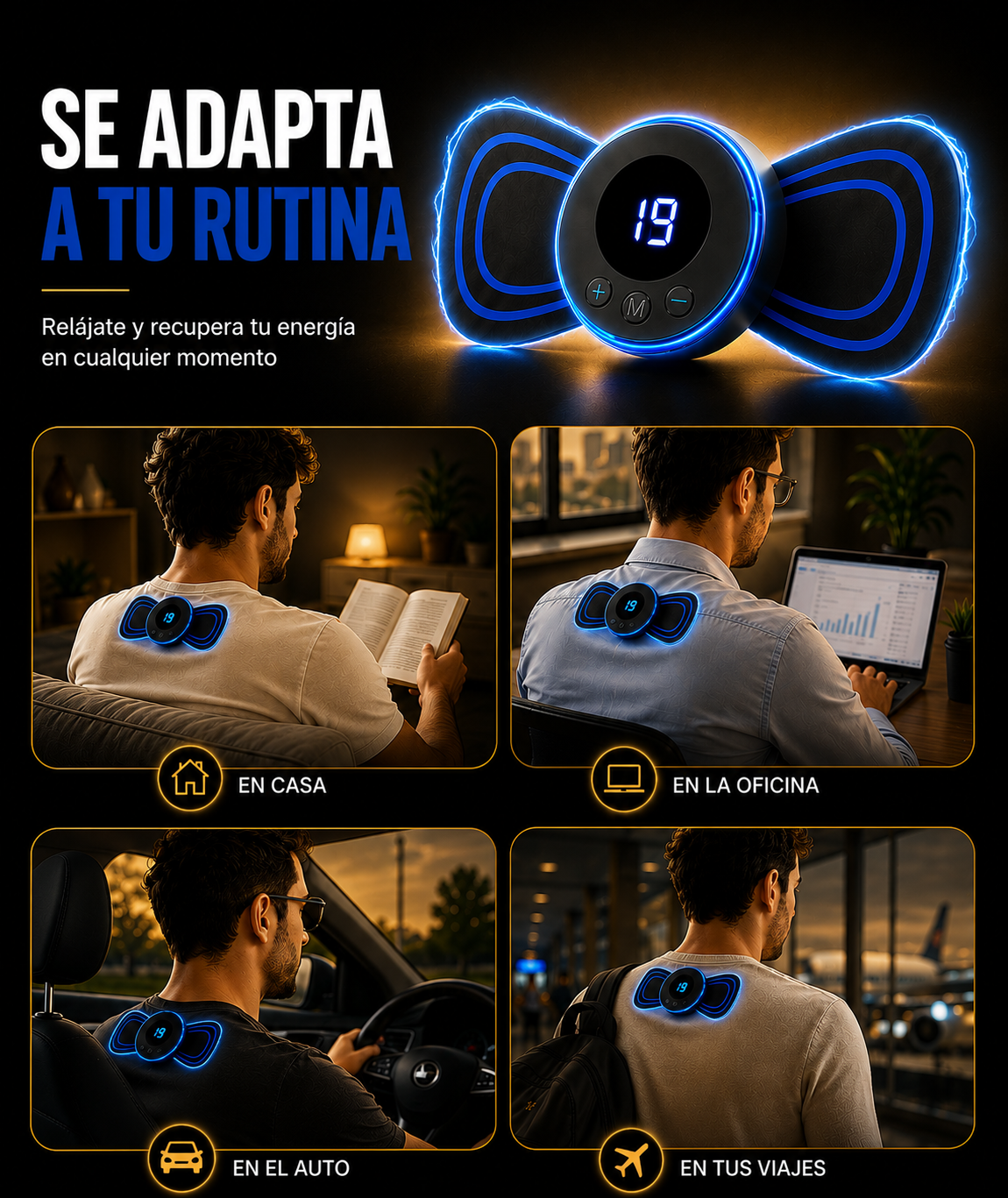 PARCHE INTELIGENTE DE MASAJES