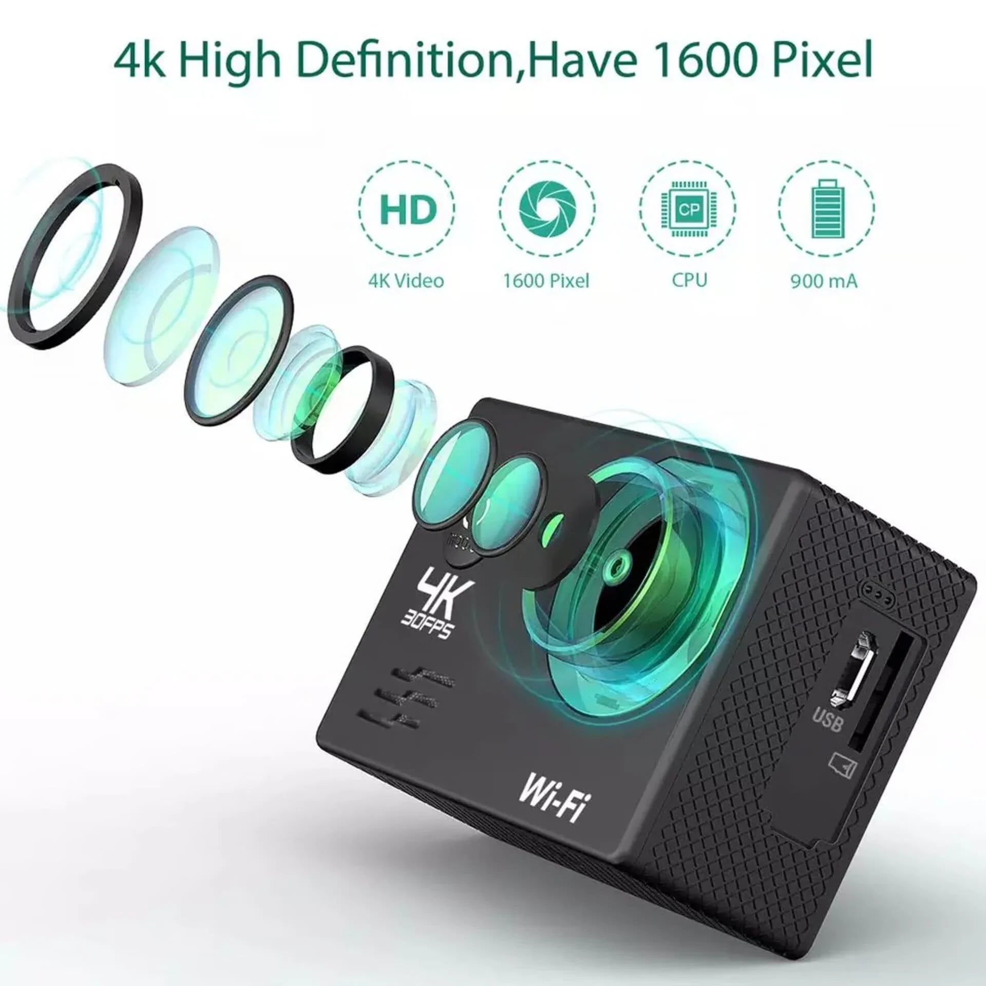 Cámara GoPro Acuática Ultra HD 4K